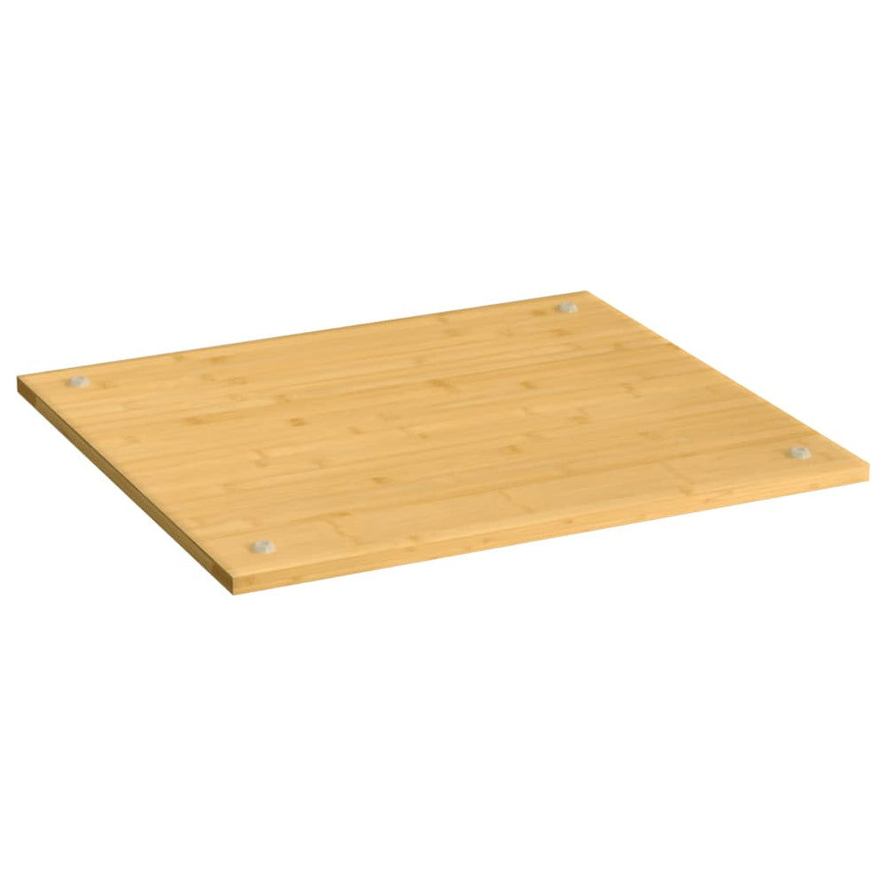 vidaXL Plaque de recouvrement de cuisinière 50x56x1,5 cm Bambou