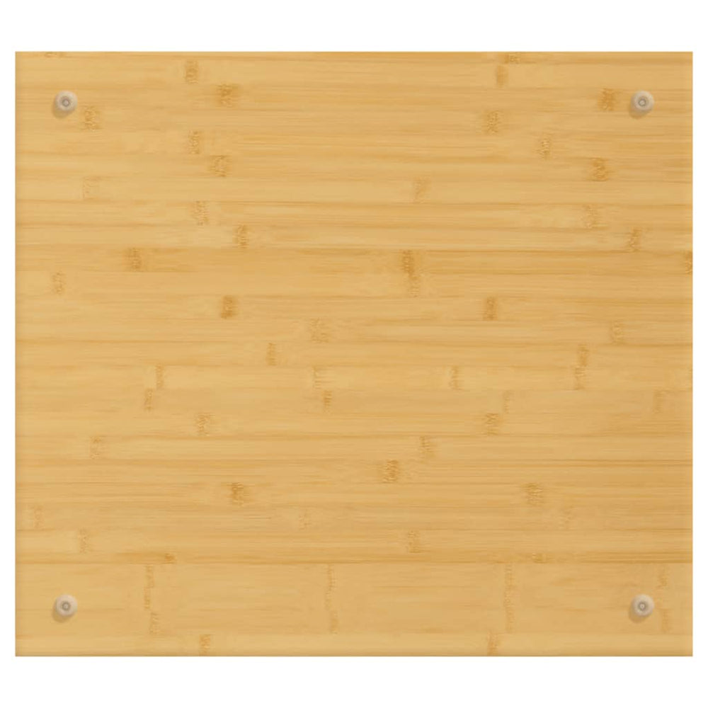 vidaXL Plaque de recouvrement de cuisinière 50x56x1,5 cm Bambou