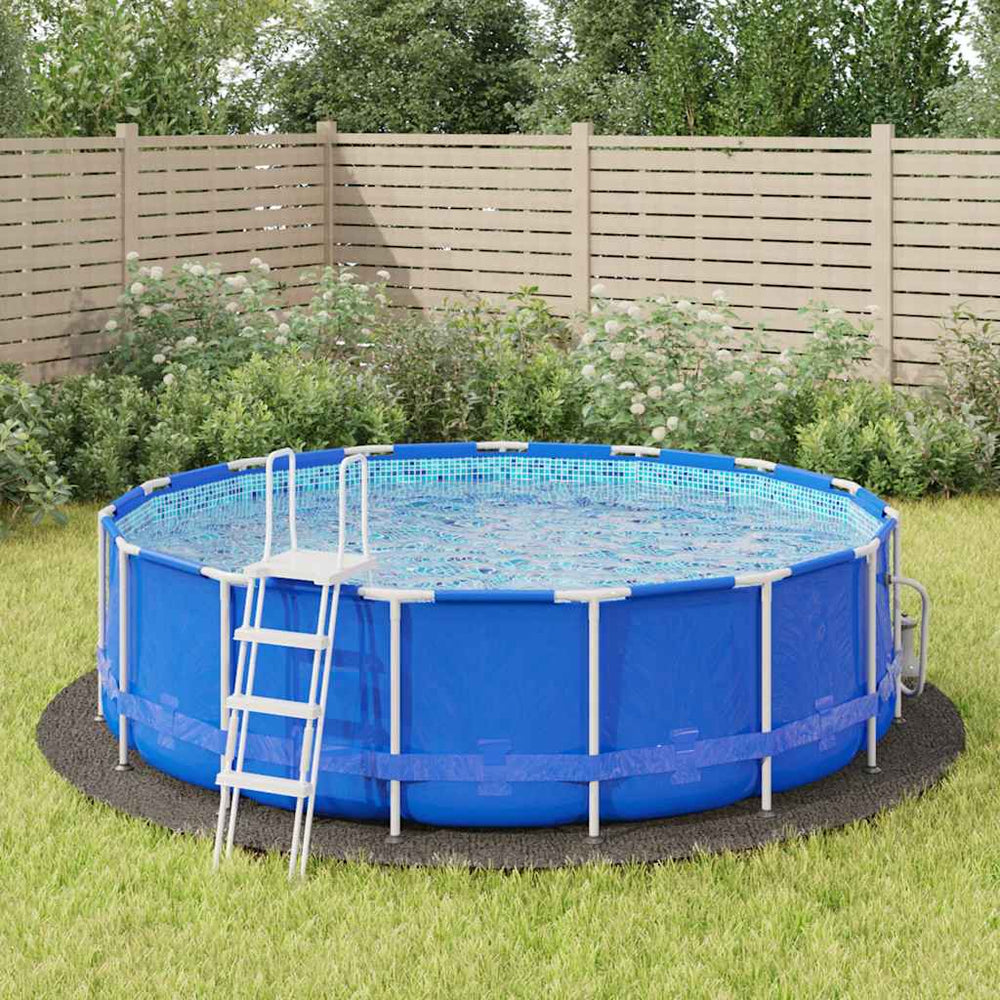 Pool Bodentuch Hellgrau Ø428cm