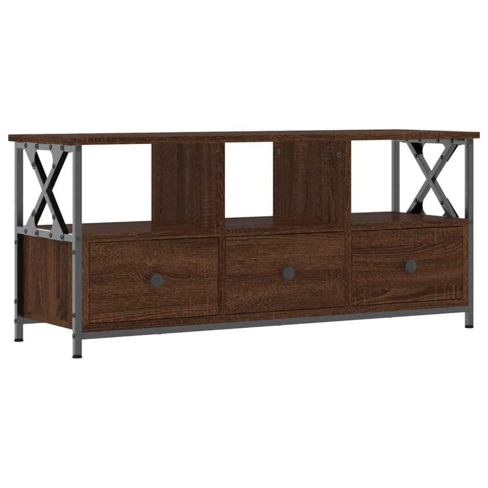 TV-Schrank Braun Eichen-Optik 102 cm