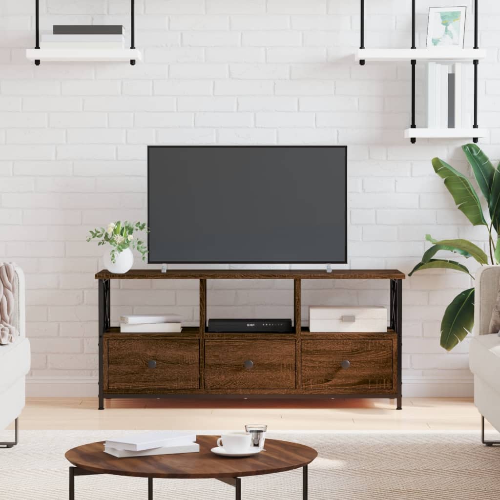 TV-Schrank Braun Eichen-Optik 102 cm