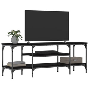 Schwarzer TV-Schrank 121 cm