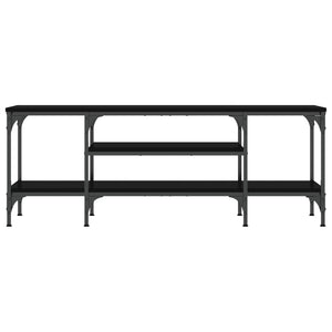 Schwarzer TV-Schrank 121 cm