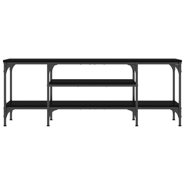 Schwarzer TV-Schrank 121 cm