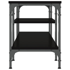 Schwarzer TV-Schrank 121 cm