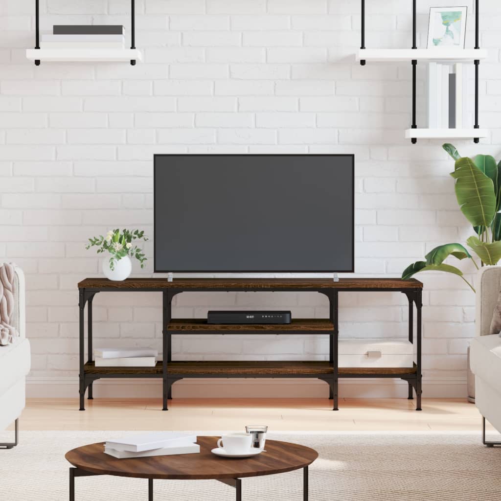 TV-Schrank Braun Eichenoptik, 121cm
