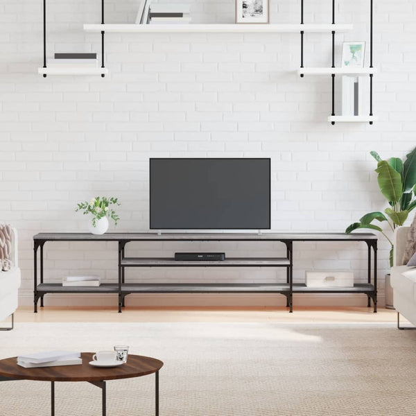 Grauer TV-Schrank Sonoma 201 cm