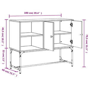 Sideboard Räuchereiche 100 cm