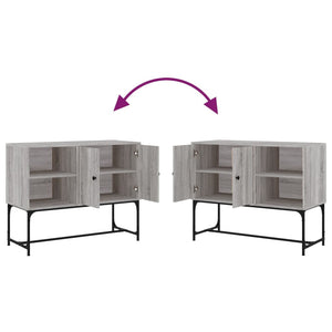 Graues Sideboard Sonoma 100 cm