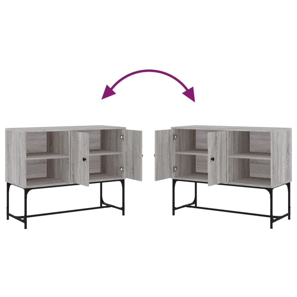 Graues Sideboard Sonoma 100 cm