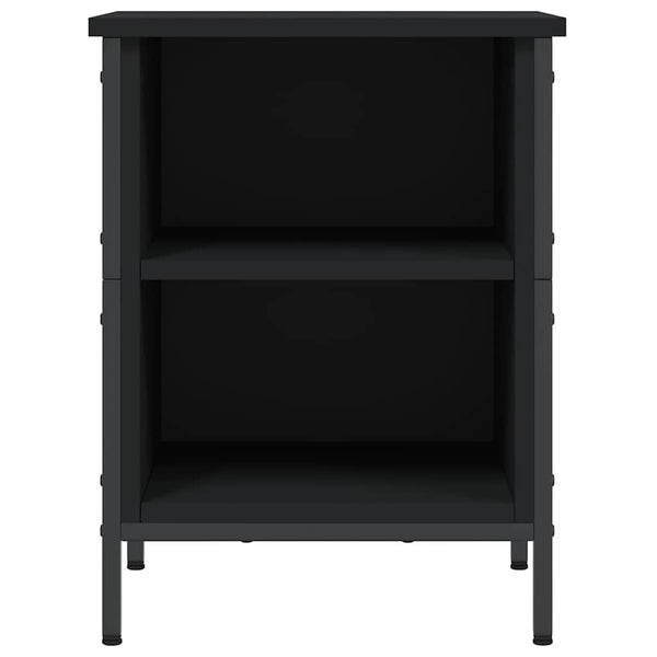 Schuhregal Schwarz Holzwerkstoff 38x35x50 cm