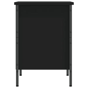 Schuhregal Schwarz Holzwerkstoff 38x35x50 cm