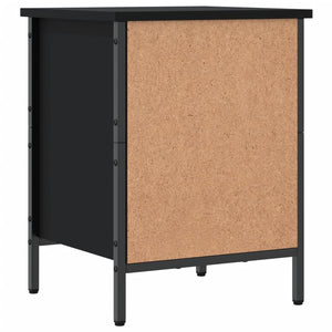 Schuhregal Schwarz Holzwerkstoff 38x35x50 cm