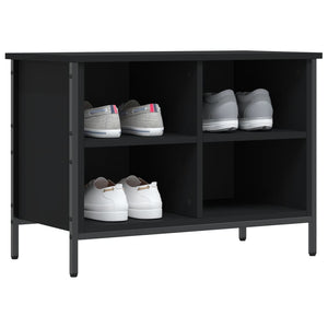Schuhregal Schwarz 69x35x50 cm