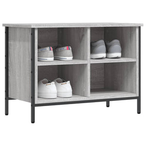 Schuhregal Grau Sonoma 69x35x50 cm