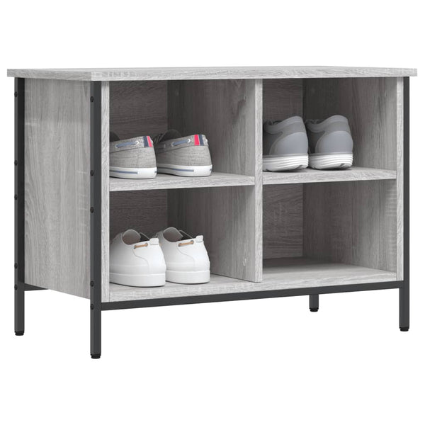 Schuhregal Grau Sonoma 69x35x50 cm