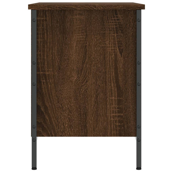 Schuhregal Braun Eichen-Optik 69x35x50 cm