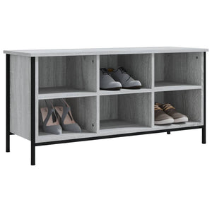 Schuhregal Grau Sonoma 100x35x50 cm