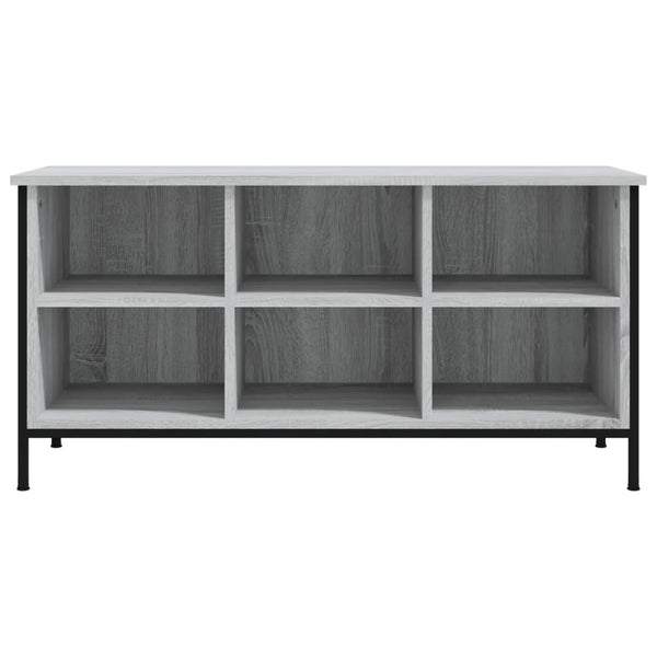 Schuhregal Grau Sonoma 100x35x50 cm