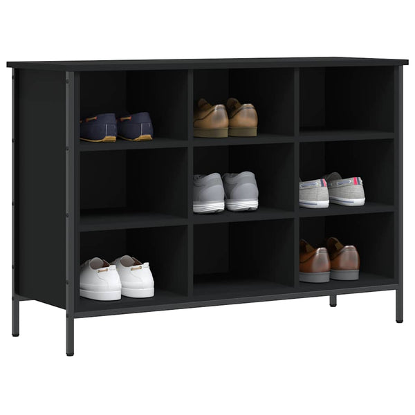 Schuhregal Schwarz 100 cm