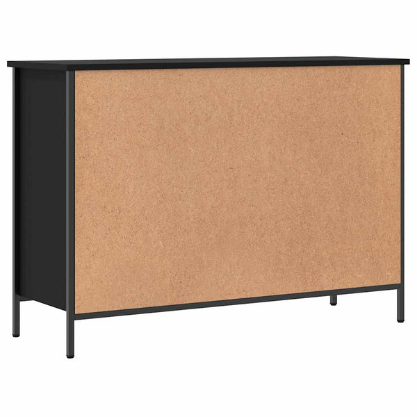 Schuhregal Schwarz 100 cm
