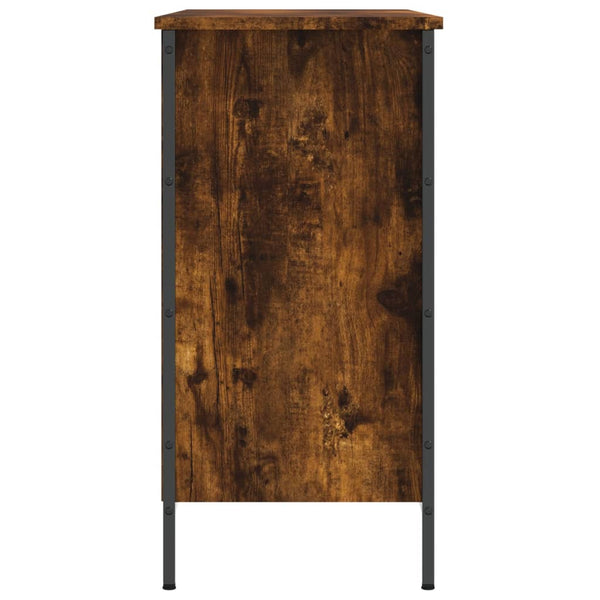 Schuhregal Räuchereiche 100 cm