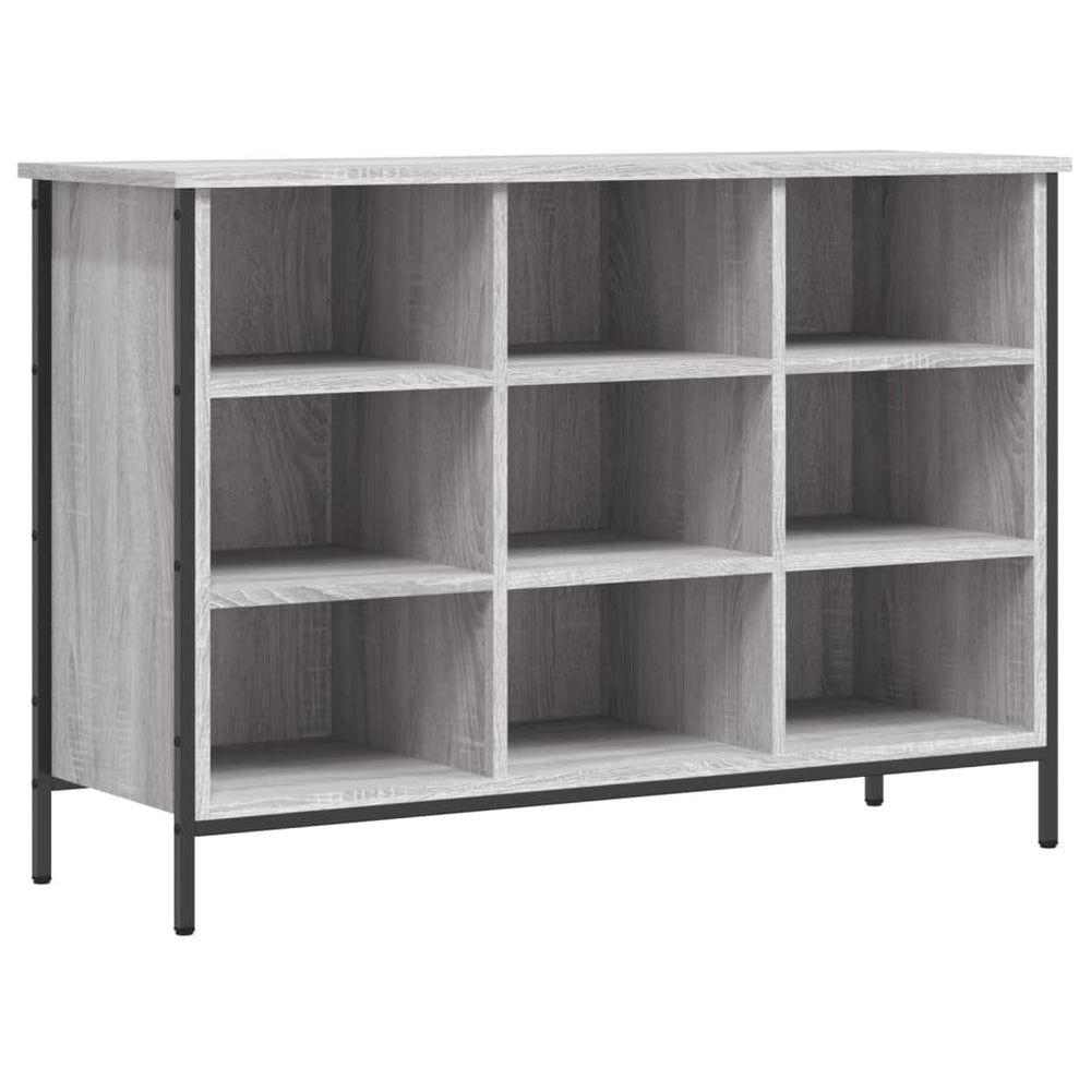 vidaXL Meuble à chaussures gris Sonoma 100x35x70 cm bois d'ingénierie