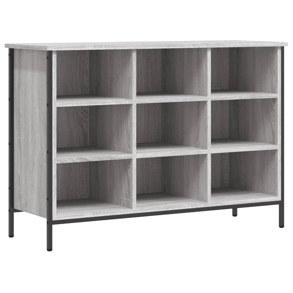 Schuhregal Grau Sonoma 100x35x70 cm