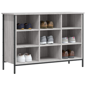 Schuhregal Grau Sonoma 100x35x70 cm