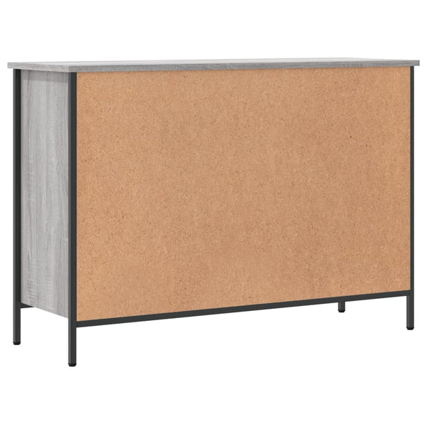 Schuhregal Grau Sonoma 100x35x70 cm