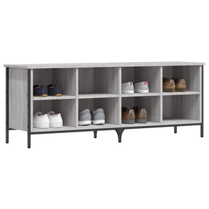 Schuhregal Grau Sonoma 131 cm