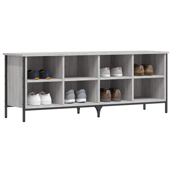 Schuhregal Grau Sonoma 131 cm