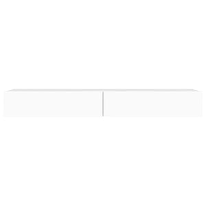 TV-Schrank mit LED Weiß 120cm
