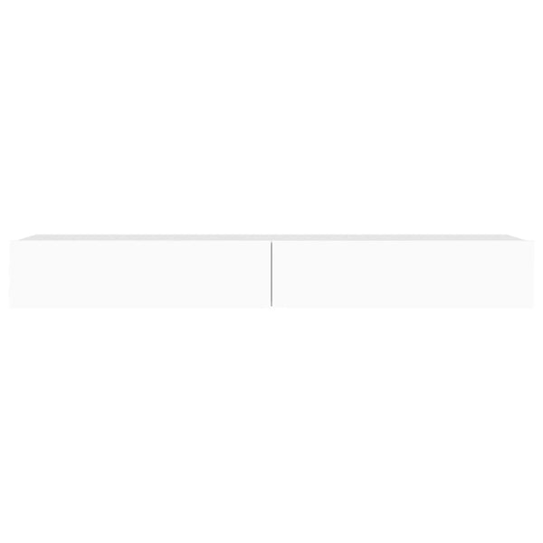 TV-Schrank mit LED Weiß 120cm