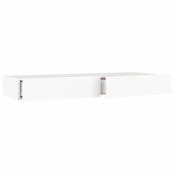 TV-Schrank mit LED Weiß 120cm