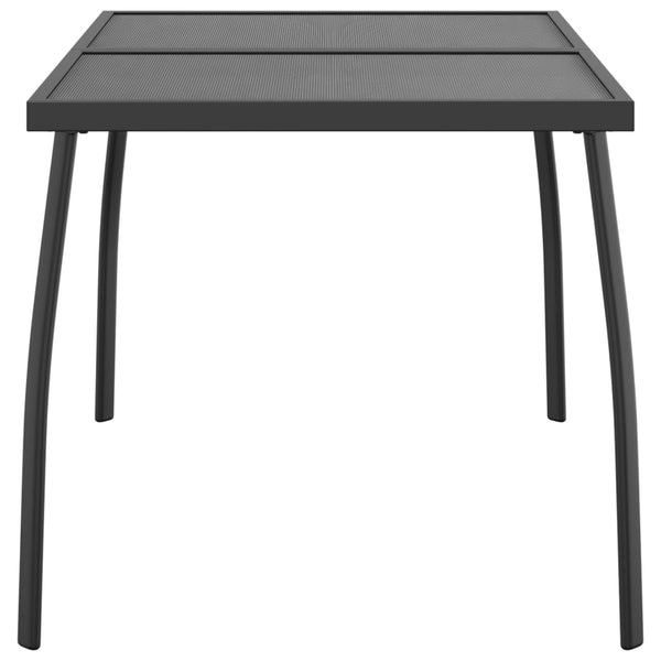 Anthrazit Gartentisch 110x80 cm Stahlgitter