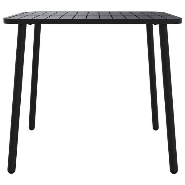 Anthrazit Gartentisch Stahl 80x80 cm