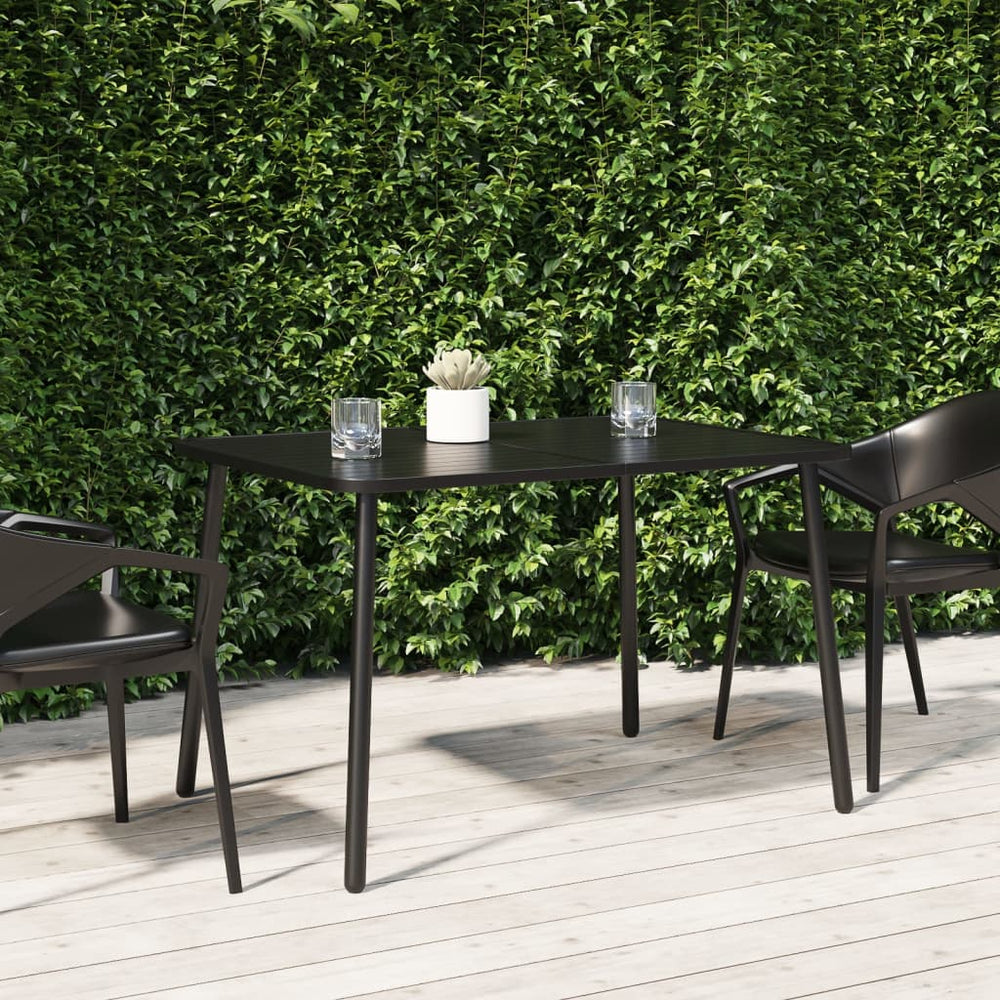 Anthrazit Gartentisch Stahl 110x80 cm