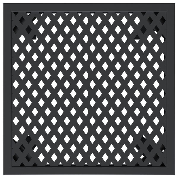 Anthrazit Gartentisch Stahl 50x50 cm