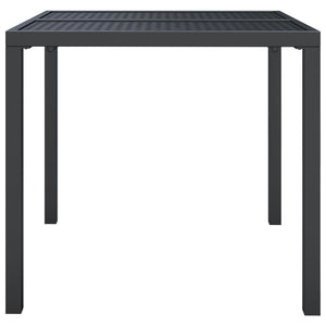 Anthrazit Gartentisch 80x80 cm Stahl