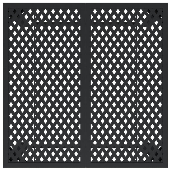 Anthrazit Gartentisch 80x80 cm Stahl
