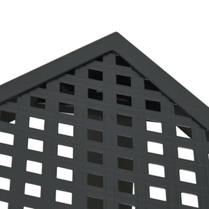 Anthrazit Gartentisch 80x80 cm Stahl