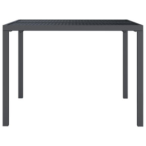 Anthrazit Gartentisch Stahl 100x100 cm