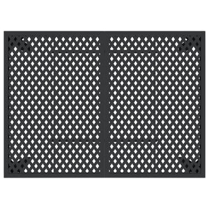 Anthrazit Gartentisch Stahl 110x80 cm