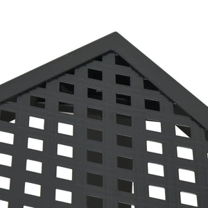 Anthrazit Gartentisch Stahl 165x80 cm