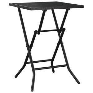 Klappbarer Gartentisch Anthrazit 50x50 cm