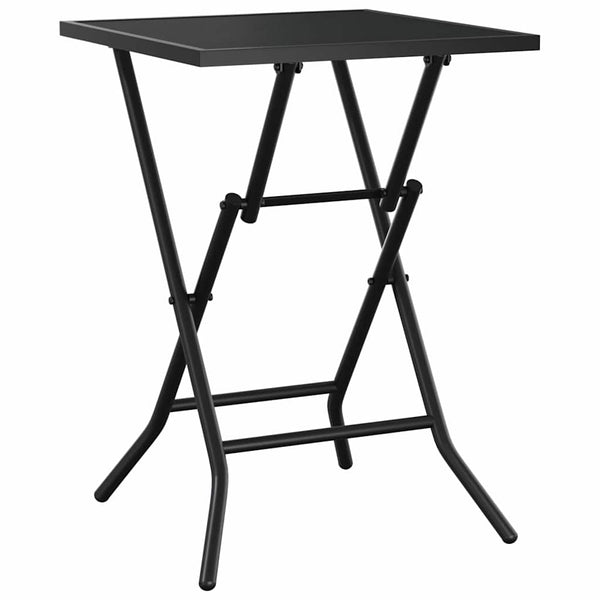 Klappbarer Gartentisch Anthrazit 50x50 cm