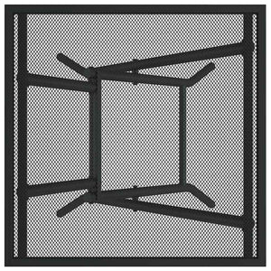 Klappbarer Gartentisch Anthrazit 50x50 cm