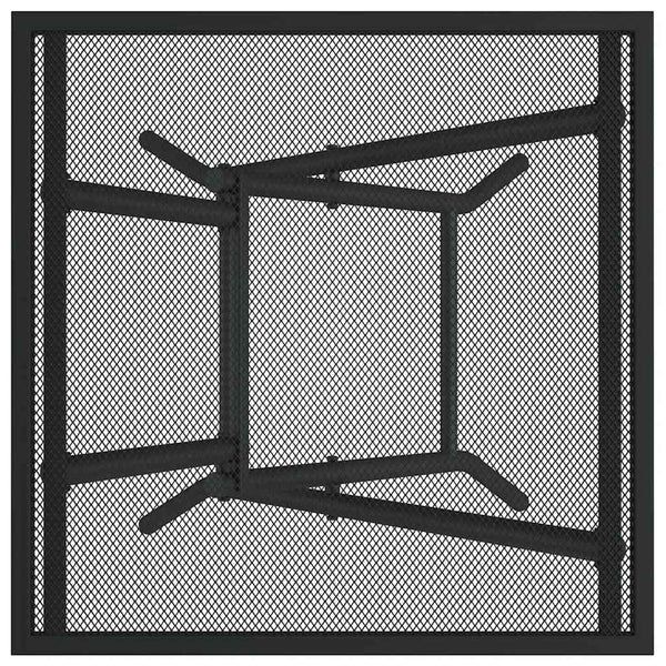 Klappbarer Gartentisch Anthrazit 50x50 cm