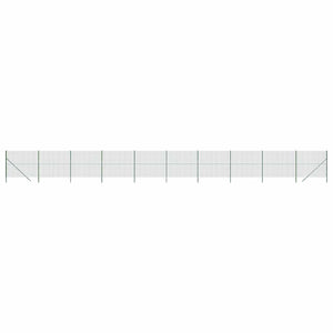 Maschendrahtzaun Grün 2x25 m Verzinkter Stahl
